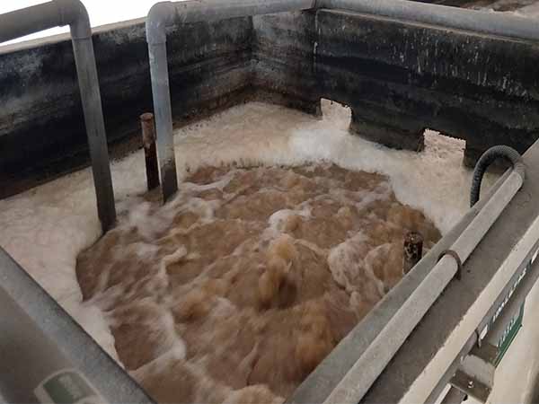 廢水處理現場工藝流程 廢水處理現場工藝流程